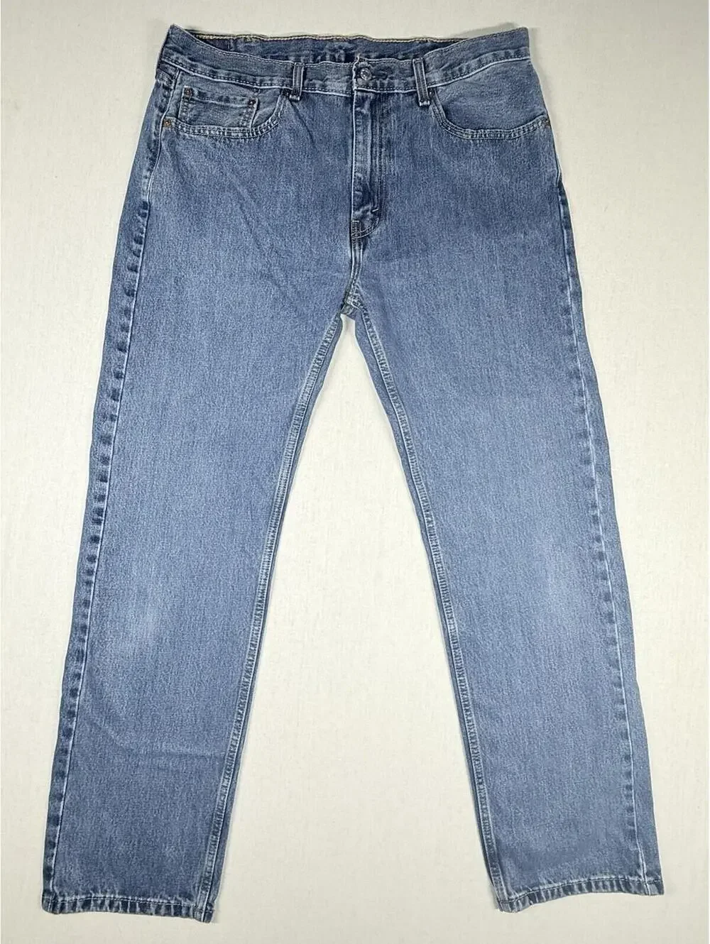 Levi 505 Jeans Mens 38X34 (36x31.5) Blue Medium Cotton Western Straight Leg EUC‎